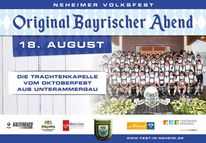 Original Bayrischer Abend - Trachtenkapelle aus Unterammergau