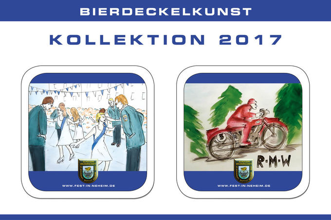 Bierdeckel Kunst 2017