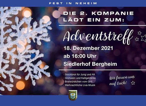 Adventstreff der 2. Kompanie