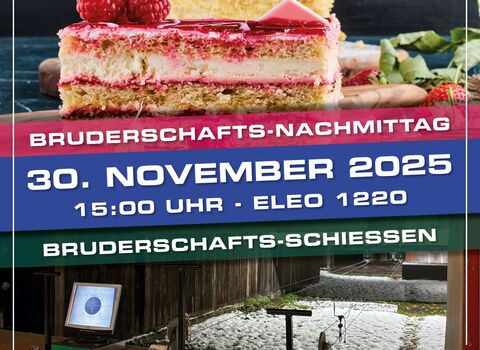 Einladung - Bruderschaftsnachmittag & Bruderschaftsschießen