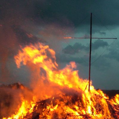Abbrennen Osterfeuer