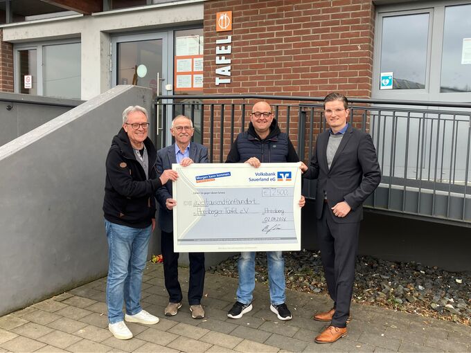 Spende an die Arnsberger Tafel