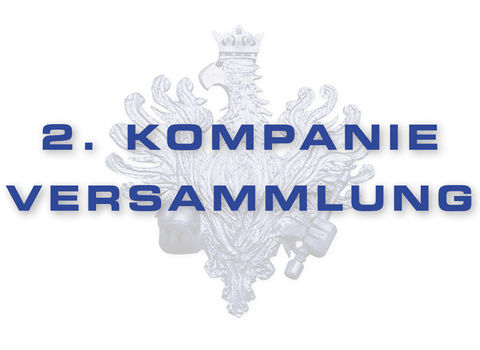 Einladung – Versammlung 2. Kompanie