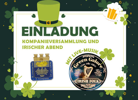 Einladung – Versammlung 2. Kompanie