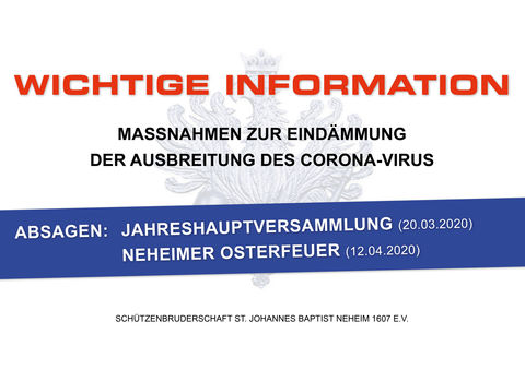 Einladung – Versammlung 2. Kompanie