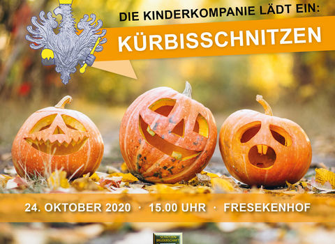 Einladung – Kürbisschnitzen der Kinderkompanie