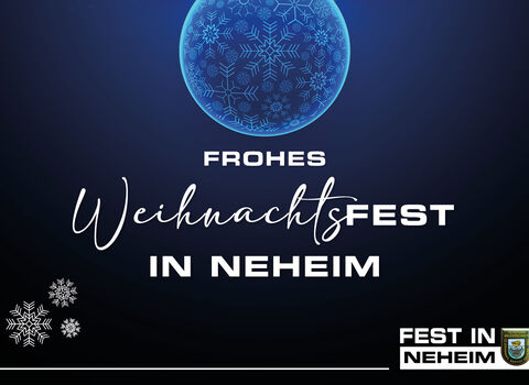 Frohe Weihnachten und ein frohes neues Jahr!