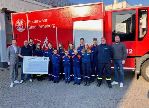 Spende an die Jugendfeuerwehr Neheim