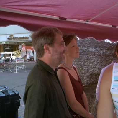 Infostand zum Fest