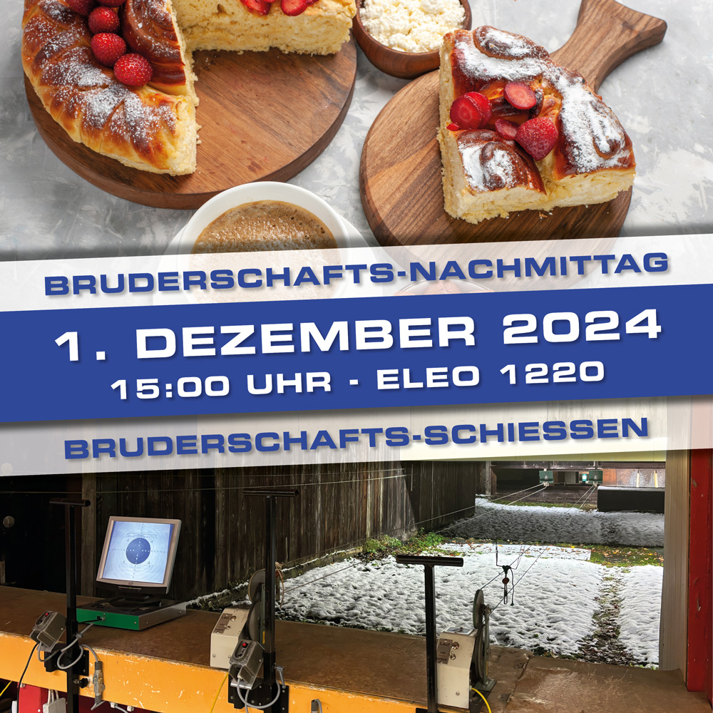 Einladung - Bruderschaftsnachmittag & Bruderschaftsschießen