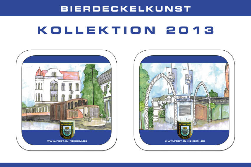 Bierdeckel Kunst 2013