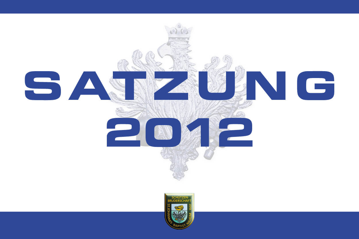 Satzung 2012